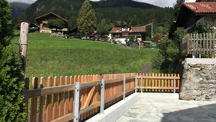 Holz Sichtschutz aus dem 2017 in 3818 Grindelwald Schweiz von Zaunteam Berner Oberland.