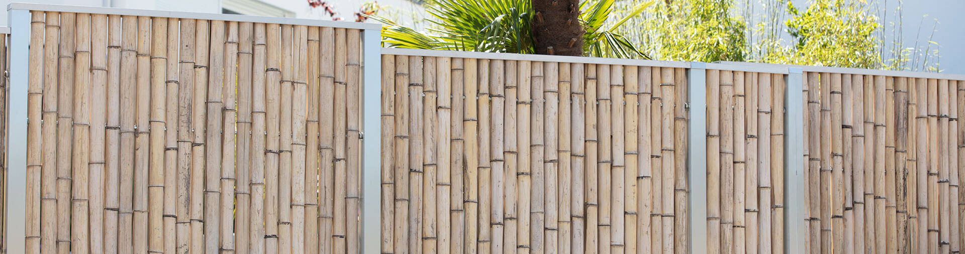 Bambus ist ein gut zu verarbeitendes Material und gibt Ihrem Garten ein fernöstliches Ambiente.  | © Zaunteam