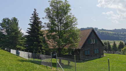 Grillage diagonal de 2021 à 9053 Bühler Suisse de Zaunteam Appenzellerland.