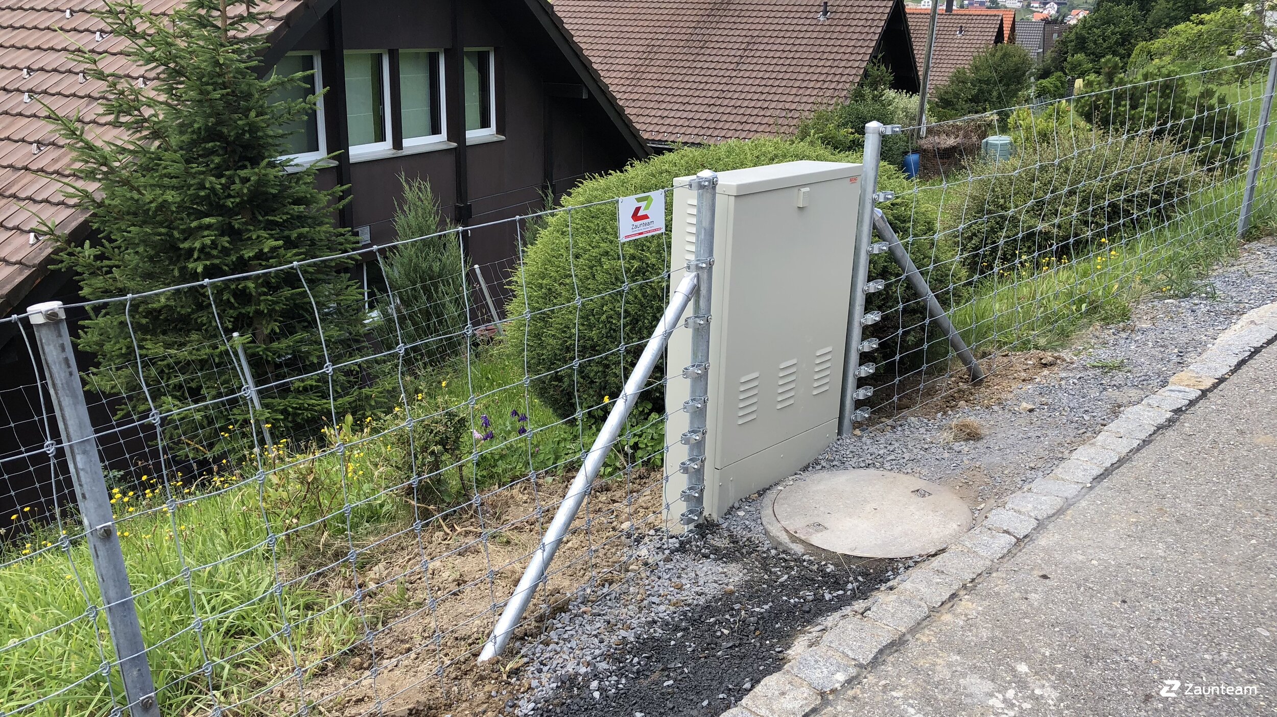 Treillis noué de 2018 à 9427 Wolfhalden Suisse de Zaunteam Appenzellerland.