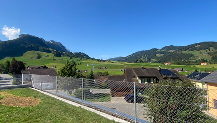 Grillage diagonal de 2023 à 9057 Weissbad Suisse de Zaunteam Appenzellerland.