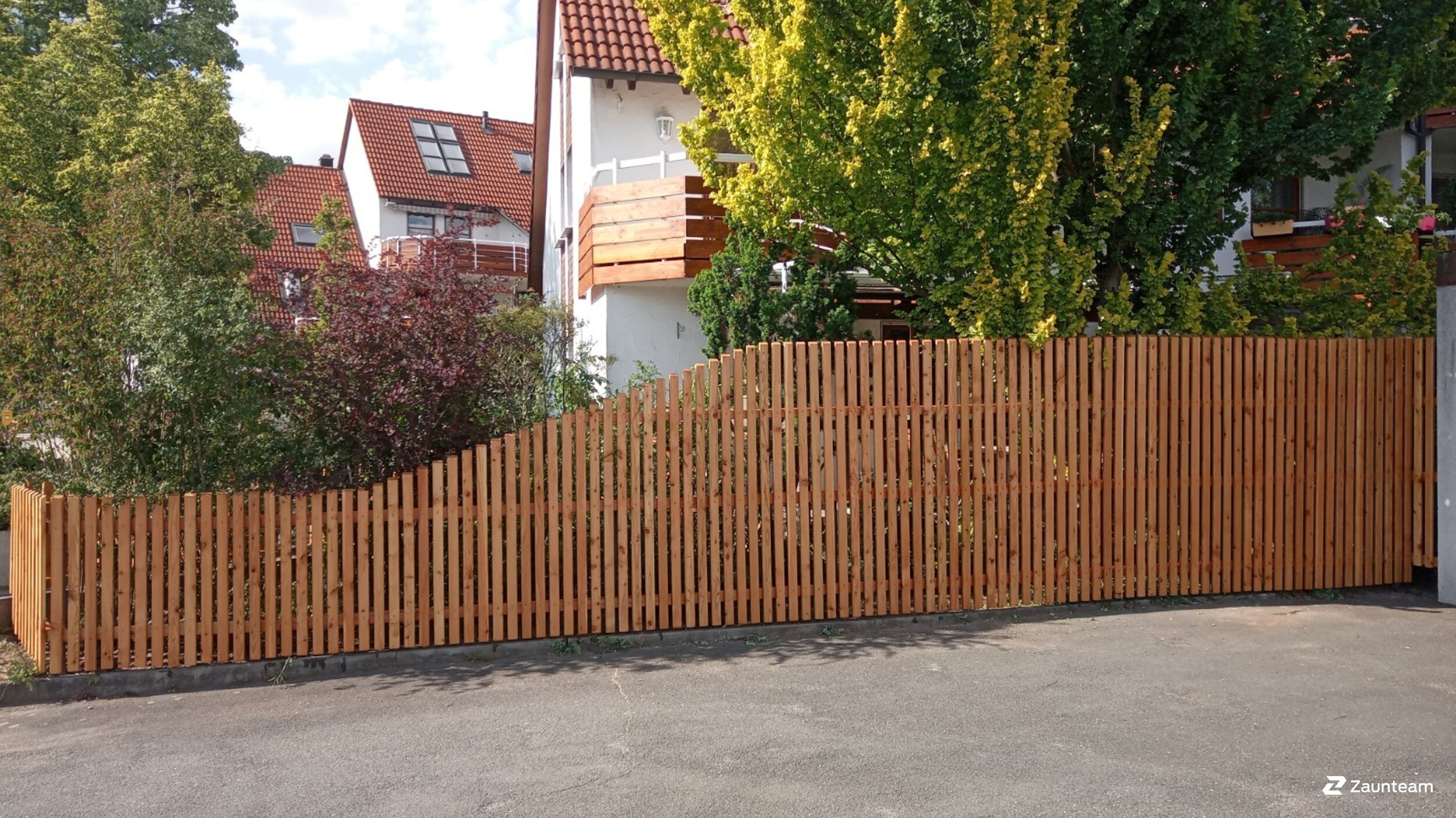 Protection brise-vue en bois de 2020 à 90530 Wendelstein Allemagne de Zaunteam Nürnberg.