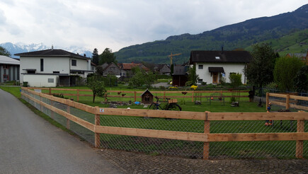 Clôture ranch de 2019 à 9472 Grabs Suisse de Zaunteam Werdenberg.