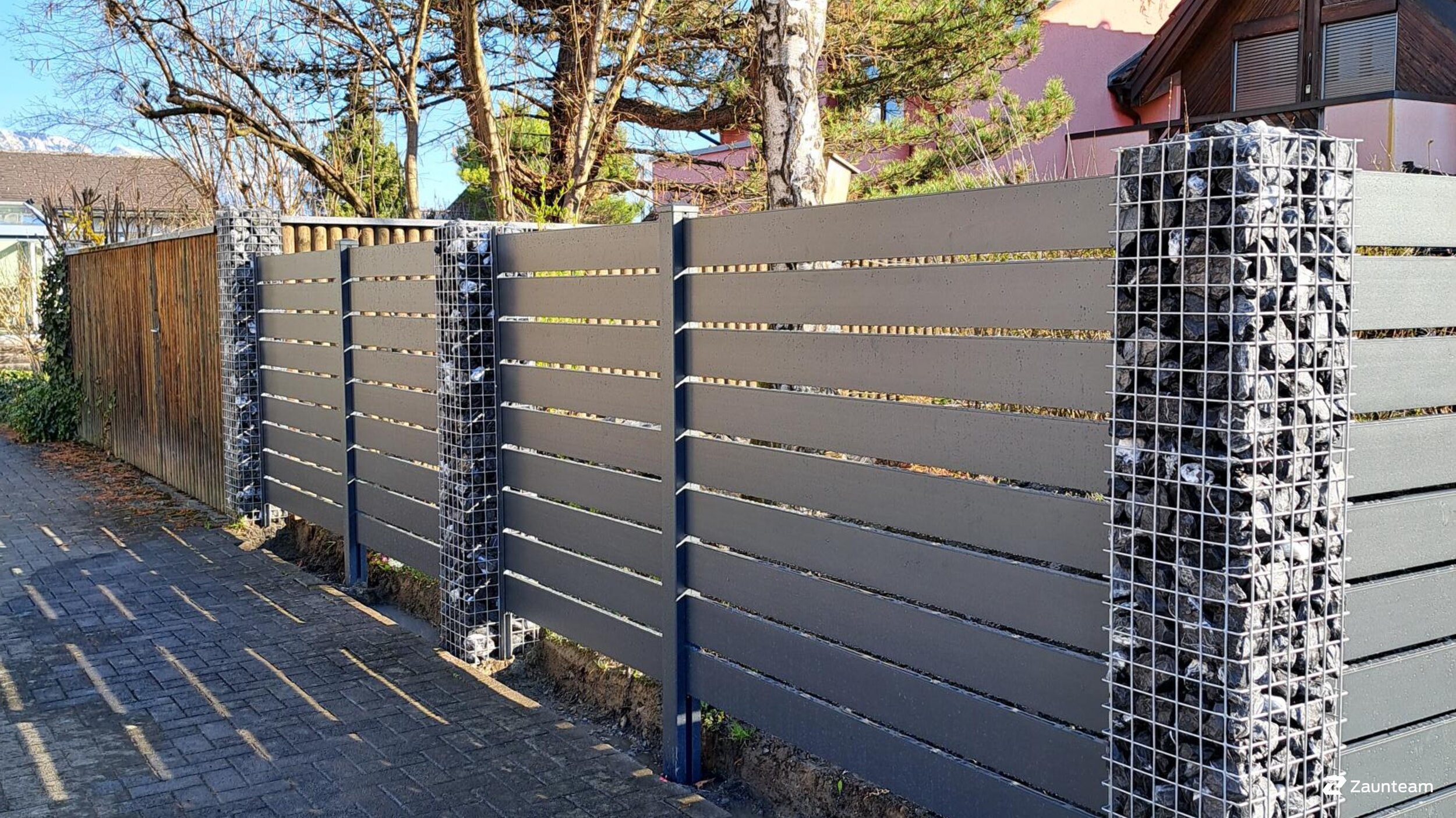 Aluminium Sichtschutz aus dem 2026 in 9470 Buchs Schweiz von Zaunteam Werdenberg.