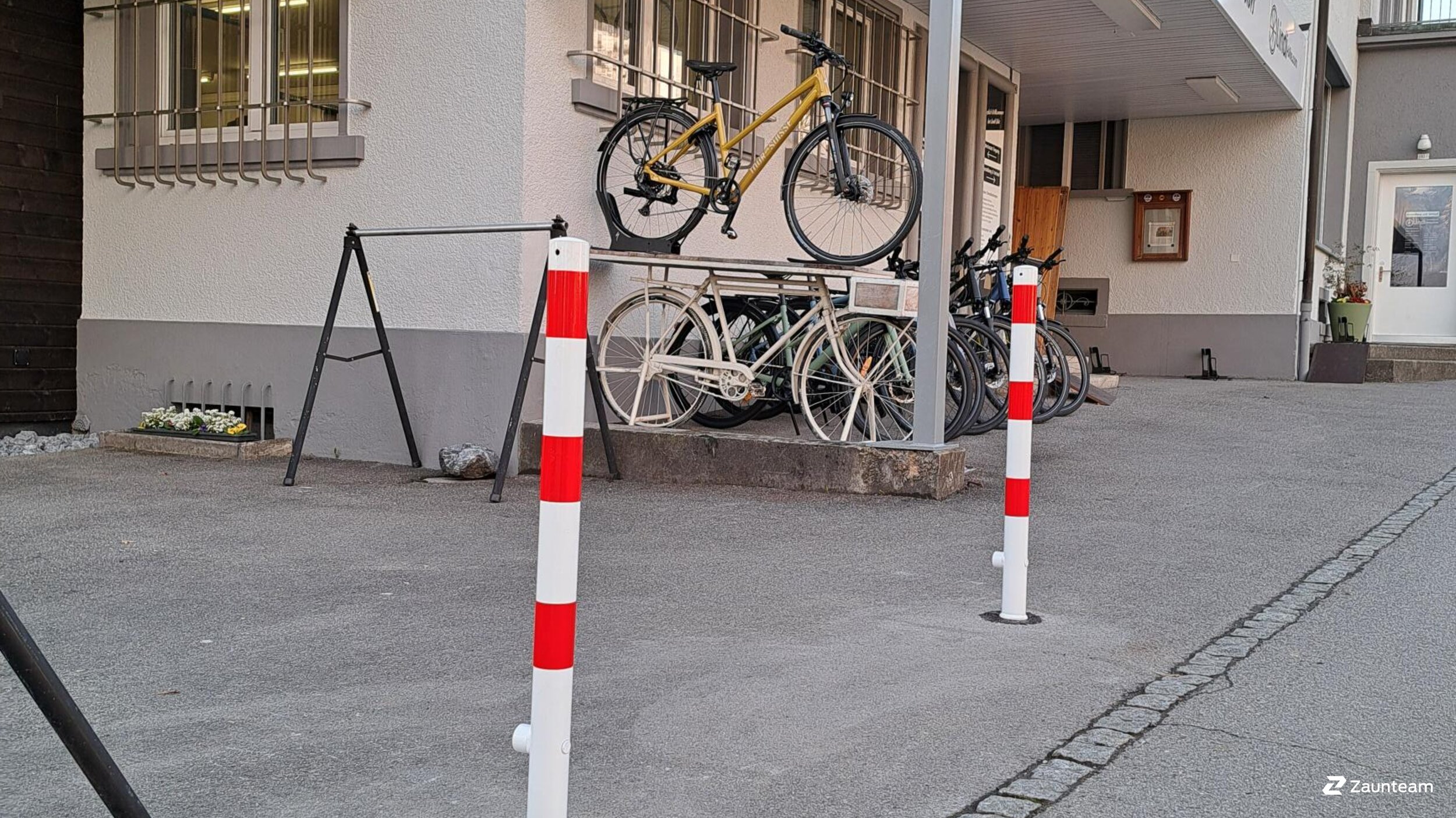 Absperrung aus dem 2026 in 9472 Grabs Schweiz von Zaunteam Werdenberg.