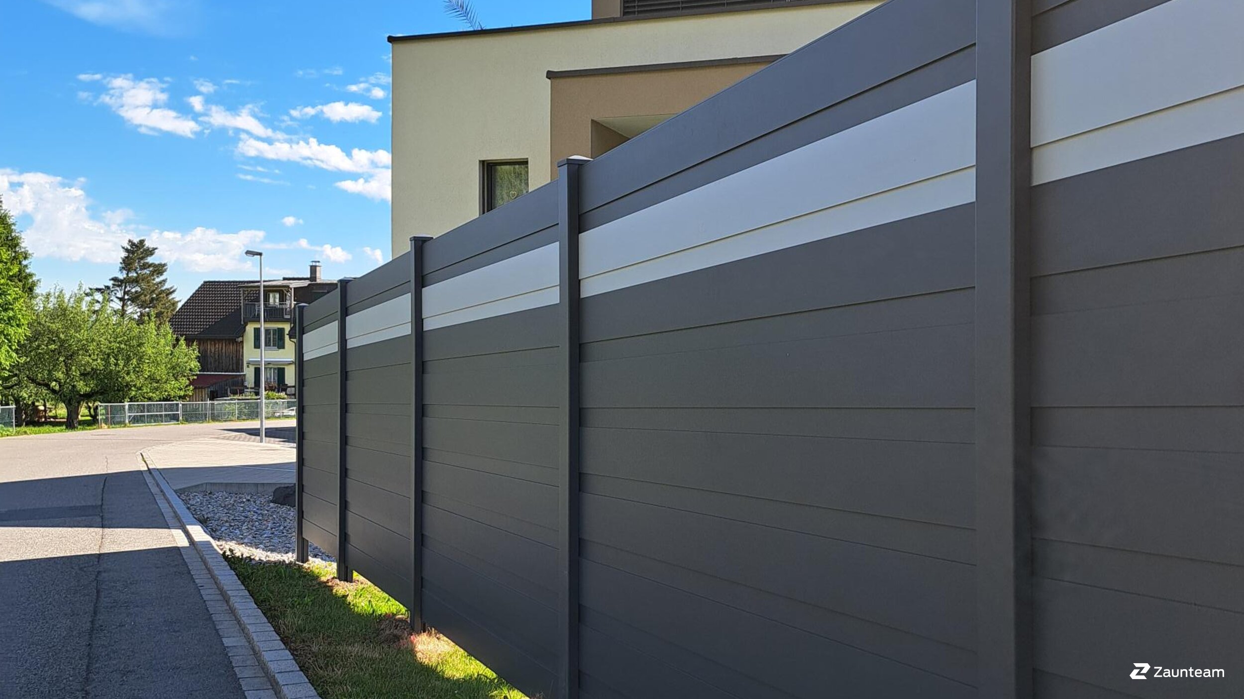 Aluminium Sichtschutz aus dem 2026 in 9470 Werdenberg Schweiz von Zaunteam Werdenberg.