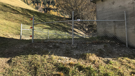 Grillage diagonal de 2018 à 7314 Vadura Suisse de Zaunteam Heidiland.