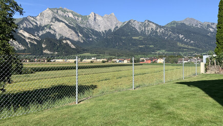 Grillage diagonal de 2019 à 7310 Bad Ragaz Suisse de Zaunteam Heidiland.