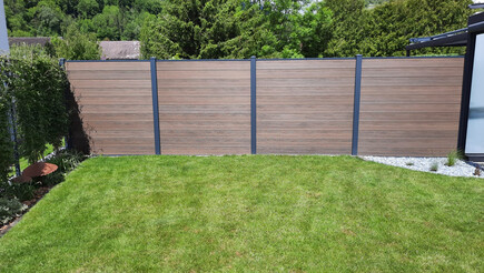 WPC Sichtschutz aus dem 2021 in 7310 Bad Ragaz Schweiz von Zaunteam Heidiland.
