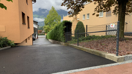 Grillage diagonal de 2019 à 9490 Vaduz Suisse de Zaunteam Heidiland.