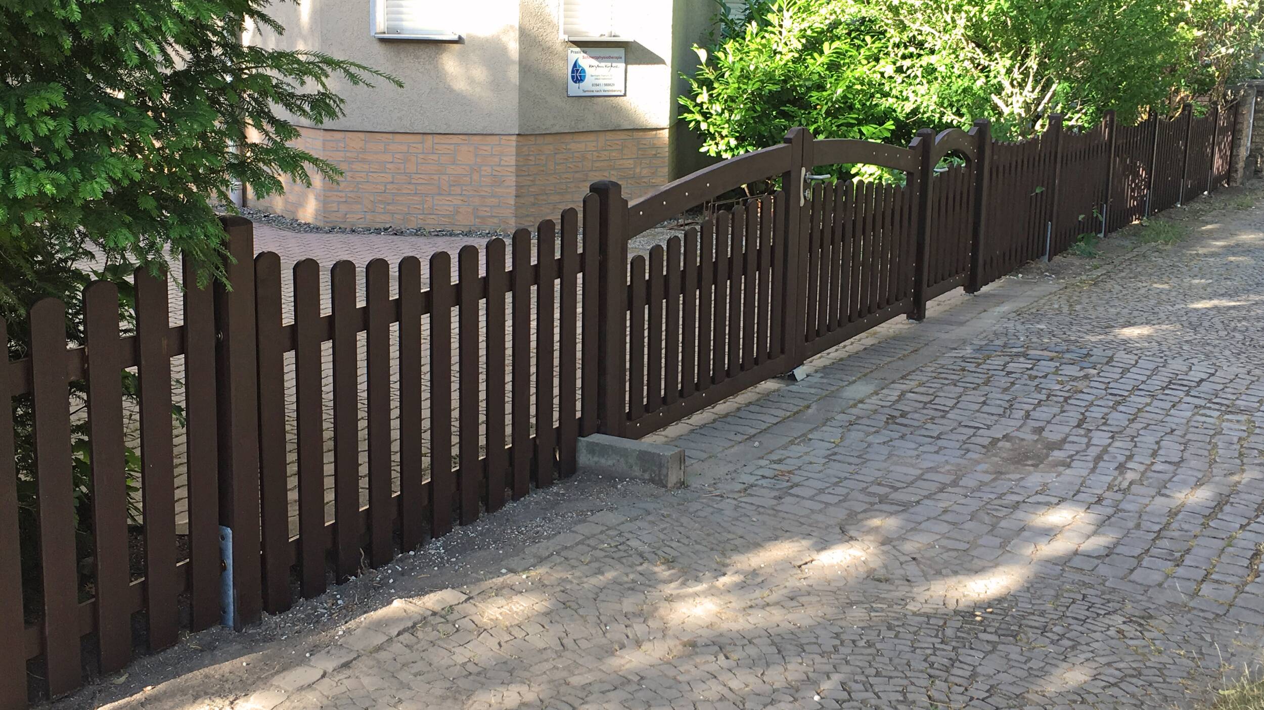 Staketenzaun aus Holz von Zaunteam