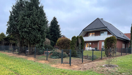 Clôture en panneau double fil de 2022 à 49326 Melle Allemagne de Zaunteam Osnabrücker Land.