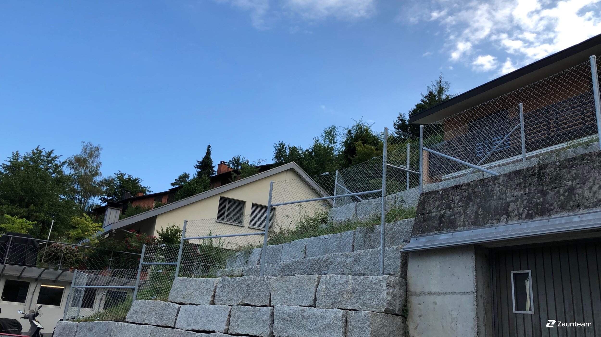 Grillage diagonal de 2019 à 8422 Pfungen Suisse de Zaunteam Neftenbach.