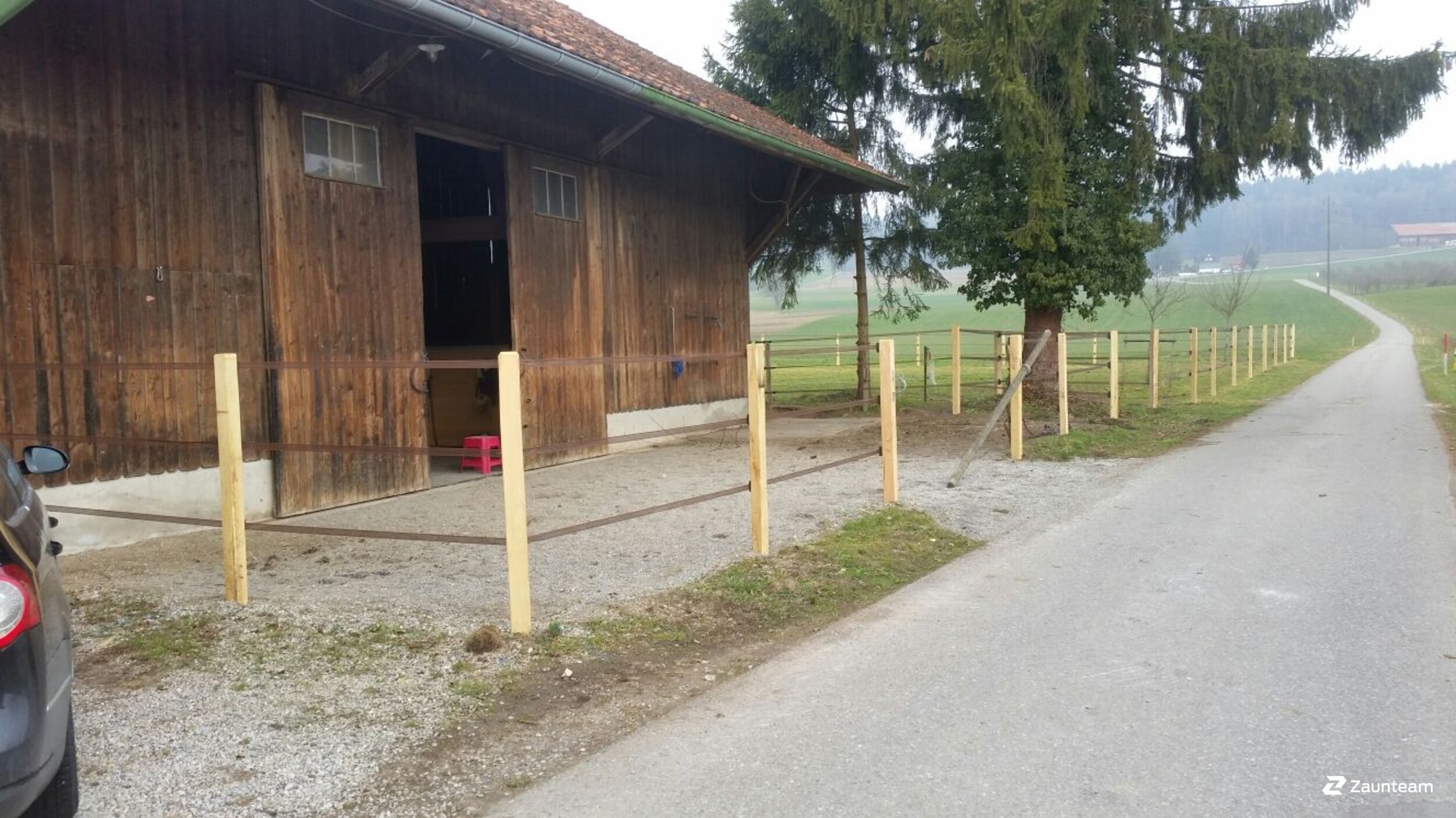 Clôture électrique pour chevaux de 2016 à 8505 Pfyn Suisse de Zaunteam Thurgau AG.