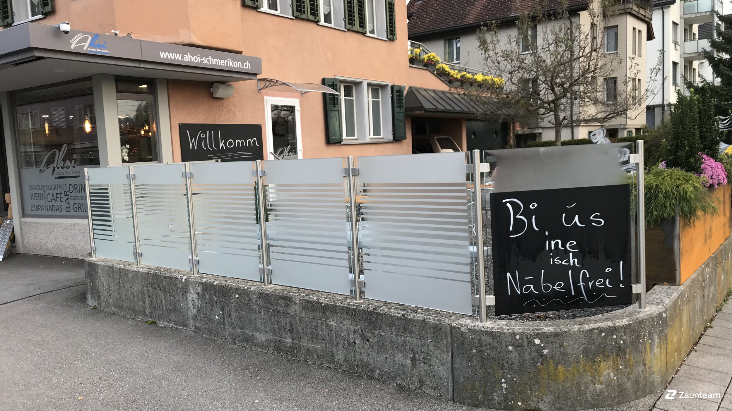Glas Zaun aus dem 2018 in 8716 Schmerikon Schweiz von Zaunteam Linth.