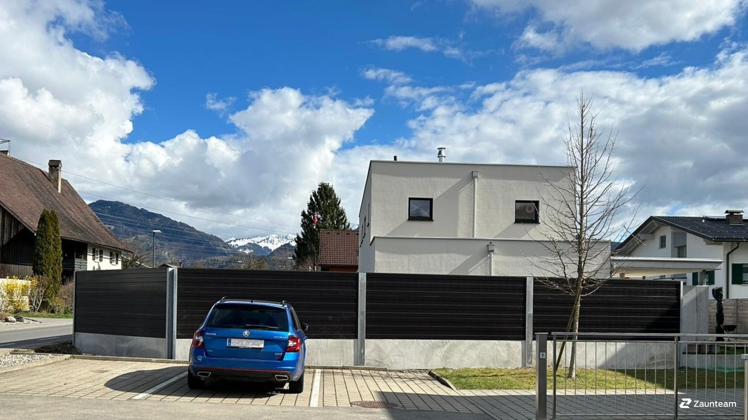 Clôture anti-bruit de 2024 à 6830 Rankweil Autriche de Zaunteam Vorarlberg.