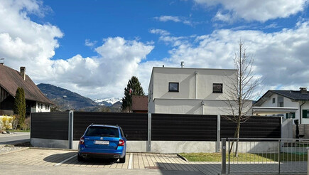 Clôture anti-bruit de 2024 à 6830 Rankweil Autriche de Zaunteam Vorarlberg.