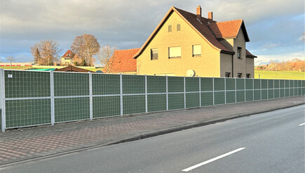 Clôture anti-bruit de 2022 à 32120 Hiddenhausen Allemagne de Zaunteam Kischkel.