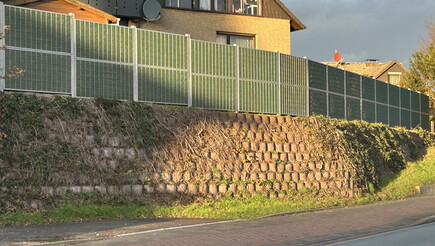 Clôture anti-bruit de 2022 à 32120 Hiddenhausen Allemagne de Zaunteam Kischkel.