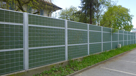 Clôture anti-bruit de 2023 à 3280 Murten  Suisse de Zaunteam Spahni AG.