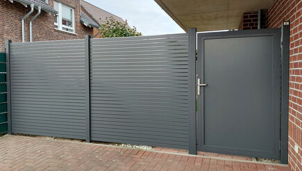 Protection brise-vue en aluminium de 2022 à 46485 Wesel Allemagne de Zaunteam Hohe Mark.