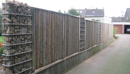 Protection brise-vue en bambou de 2010 à 46149 Oberhausen Allemagne de Zaunteam Hohe Mark.
