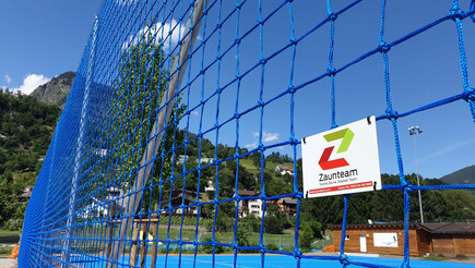 Clôture pare-ballon de 2020 à 3904 Naters Suisse de Zaunteam Wallis / Swissclôture Valais.