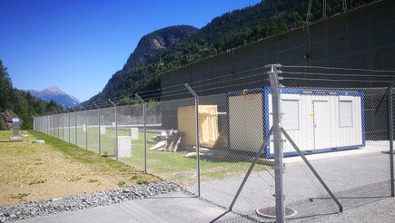 Clôture de sécurité de 2017 à 1925 Le Châtelard Suisse de Zaunteam Wallis / Swissclôture Valais.