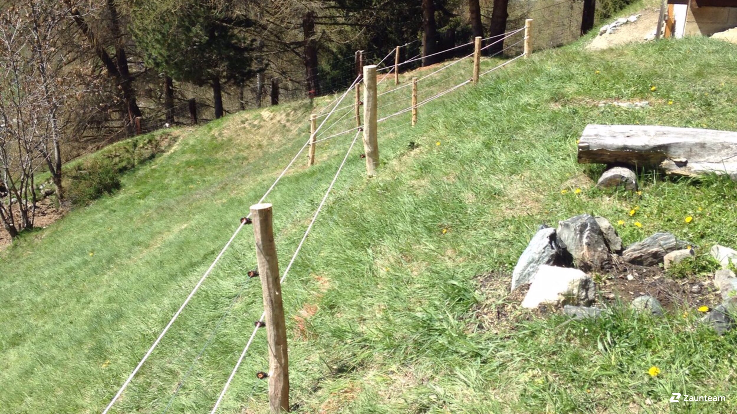 Clôture électrique pour animaux de 2016 à 3961 Ayer Suisse de Zaunteam Wallis / Swissclôture Valais.