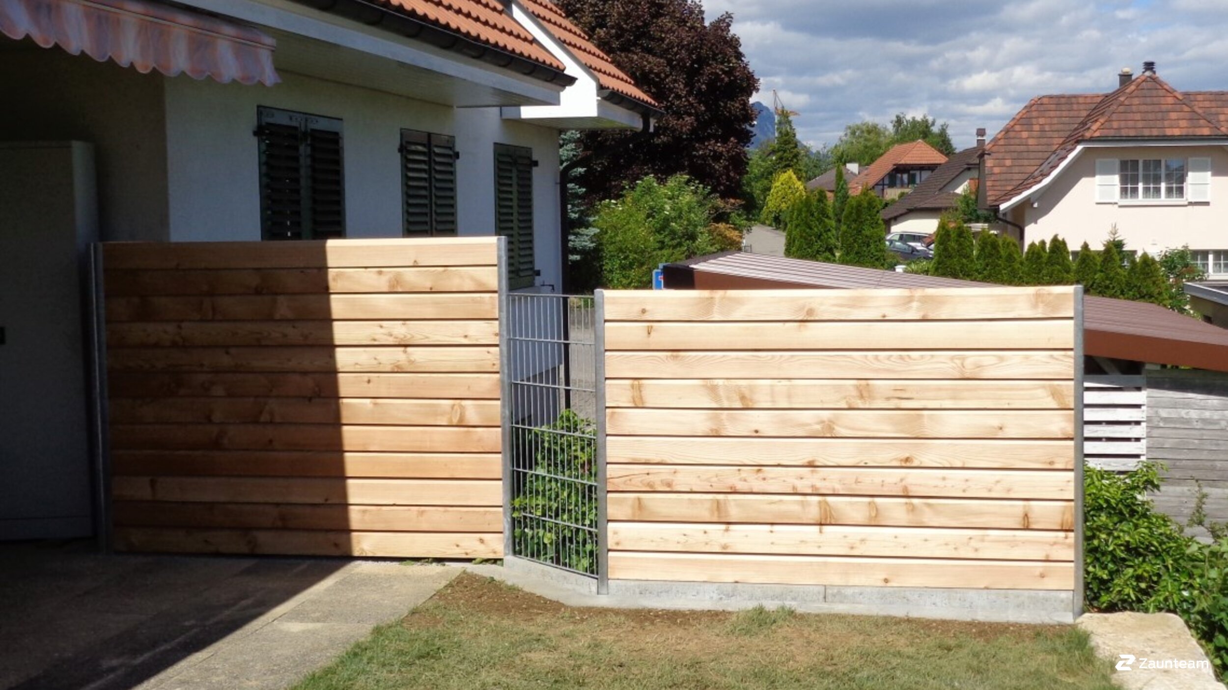 Holz Sichtschutz aus dem 2017 in 2544 Bettlach Schweiz von Zaunteam Mittelland GmbH.