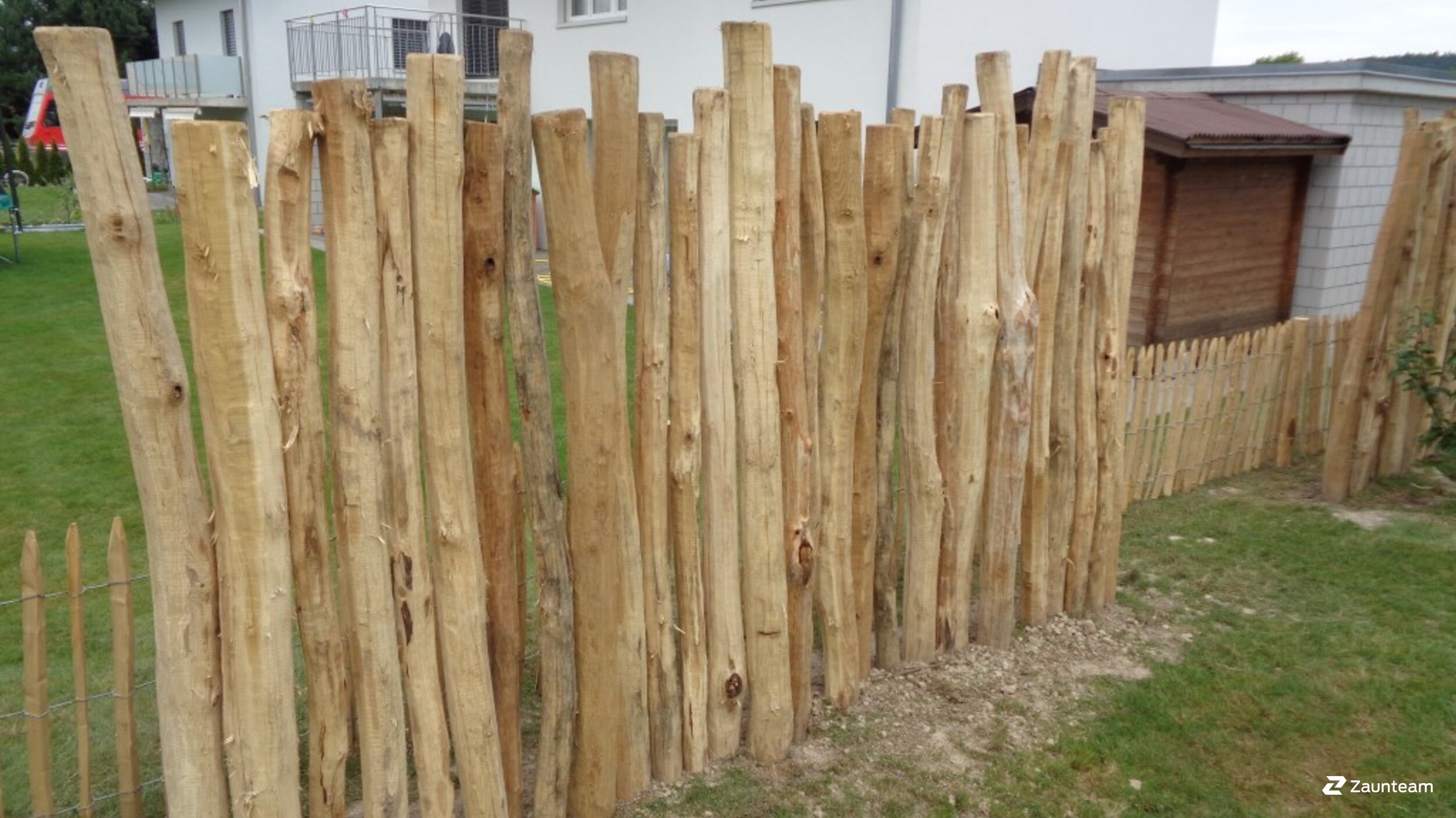 Protection brise-vue en bois de 2017 à 4914 Roggwil Suisse de Zaunteam Mittelland GmbH.