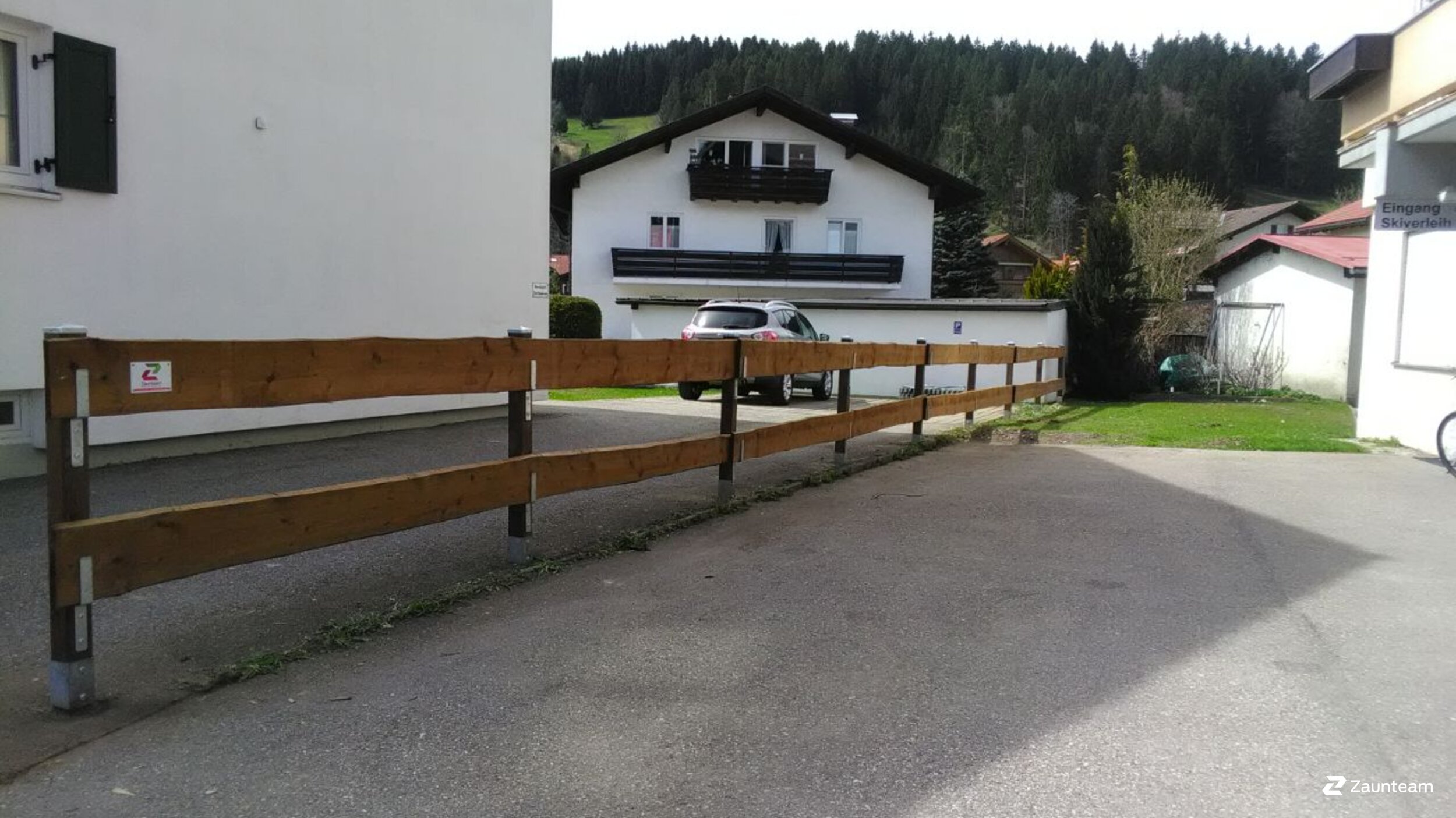 Clôture ranch de 2018 à 87534 Oberstaufen Allemagne de Zaunteam Allgäu.