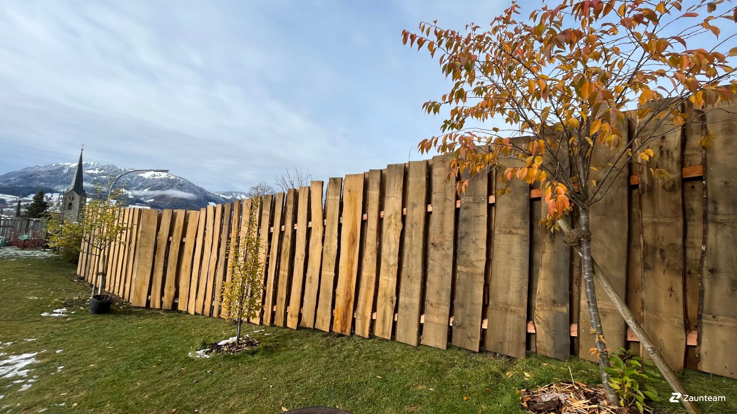 Protection brise-vue en bois de 2023 à 87545 Burgberg Allemagne de Zaunteam Allgäu.