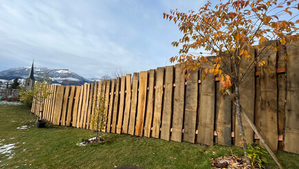 Protection brise-vue en bois de 2023 à 87545 Burgberg Allemagne de Zaunteam Allgäu.