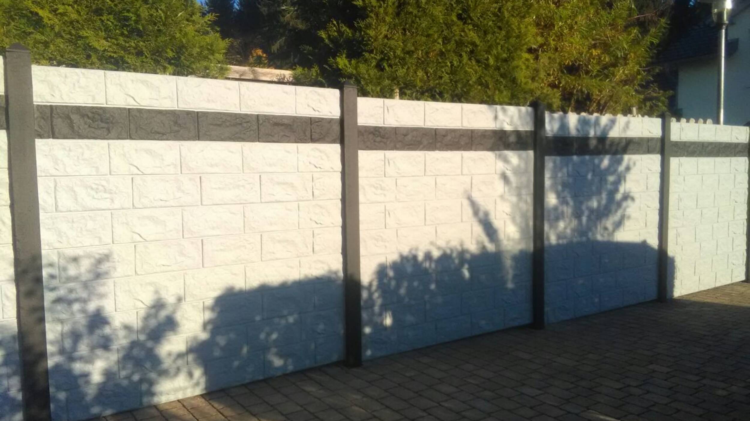 Zaunteam Sichtschutz Aus Beton In Stein Optik