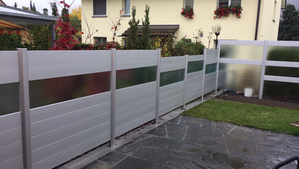Aluminium Sichtschutz aus dem 2016 in 3126 Belp Schweiz von Zaunteam Kiesen AG.