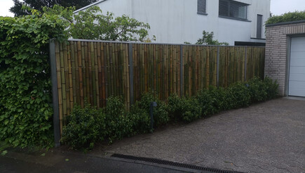 Protection brise-vue en bambou de 2021 à 40668 Meerbusch Allemagne de Zaunteam Neuss.