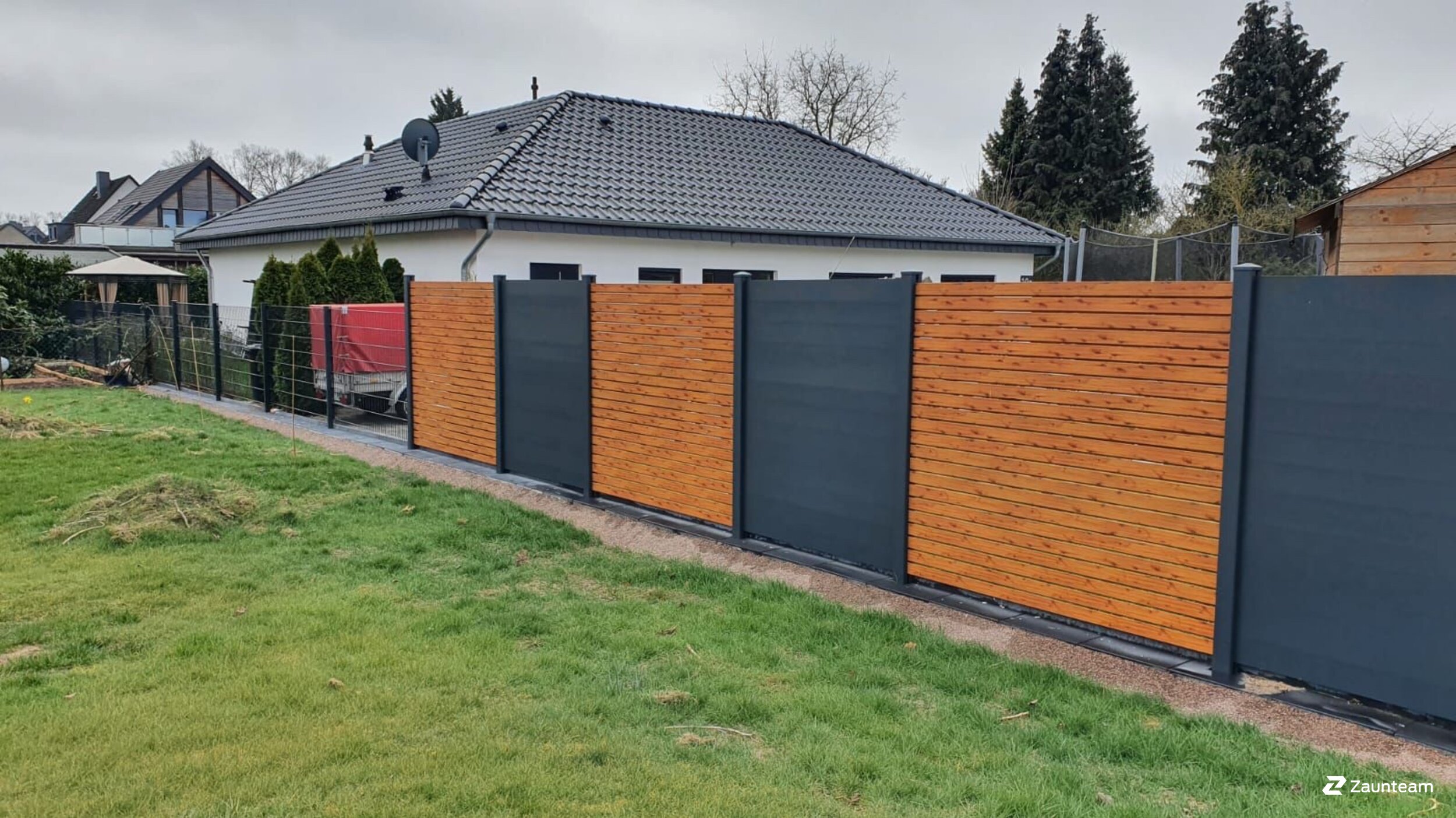 Aluminium Sichtschutz aus dem 2021 in 31515 Wunstorf Deutschland von Zaunteam Schaumburger Land.