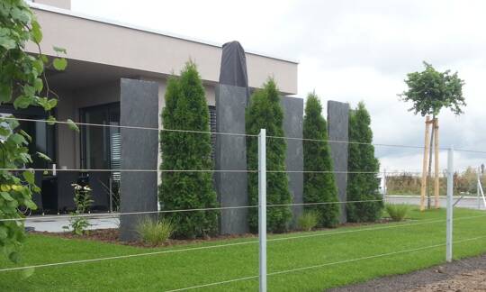 Jardin décoratifs en aluminium de l'écran clôture métallique
